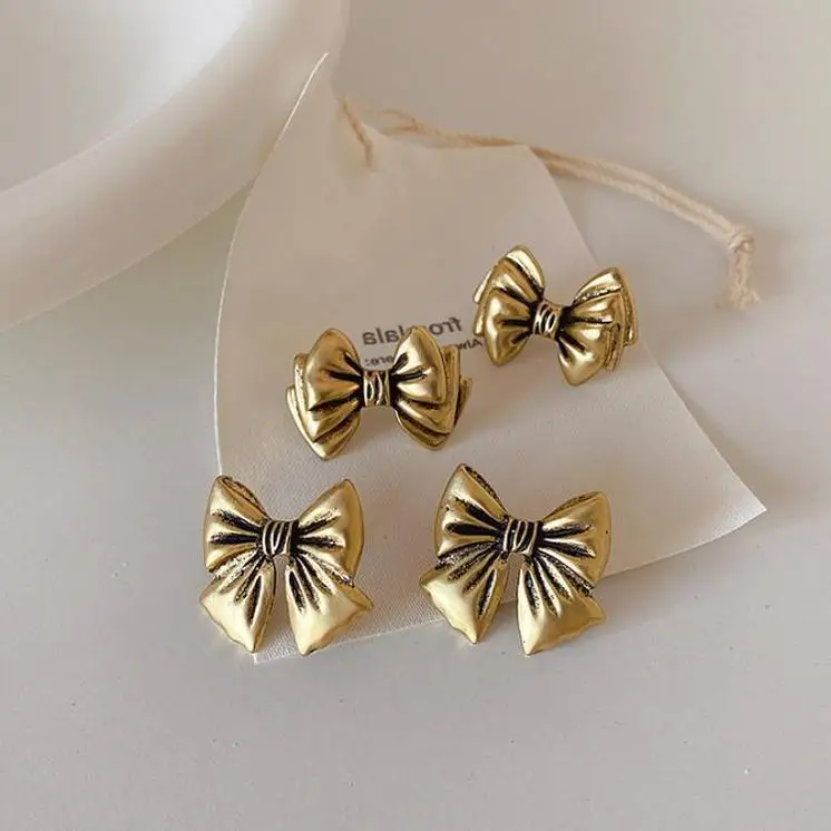 Stainless Steel Earring Zirconia Korean Card Custom Logo Accessories Wholesale Bulk Ear Tassel Statement Earring Card Hole Punch