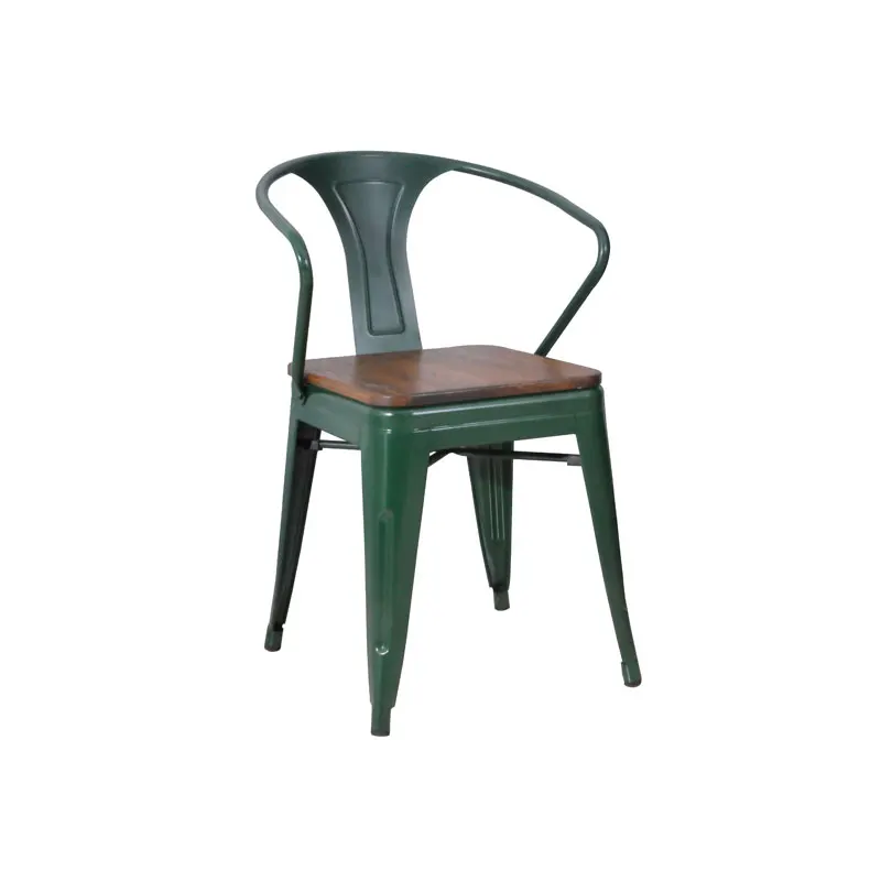 Европейский удобный высококачественный обеденный стул с металлическими ножками, кожаный стул с металлической рамой в скандинавском стиле