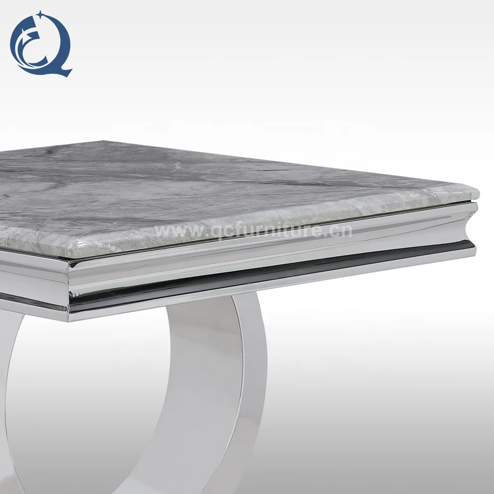 Современный набор мебели для гостиной, зеркальный мраморный боковой столик, Маленький журнальный столик