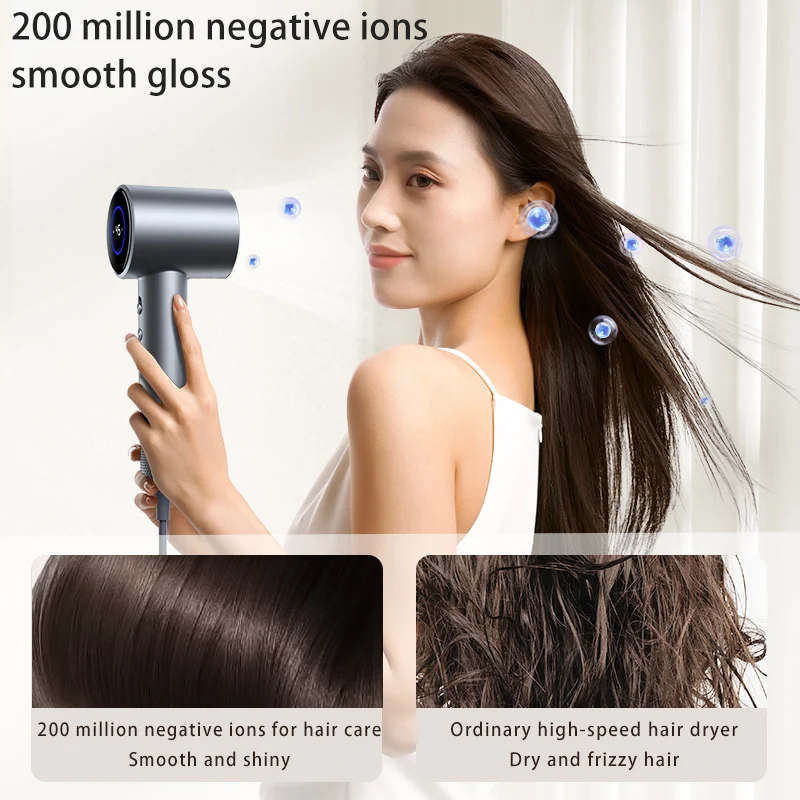 Custom Hair Dryers Professional Salon Light Weight High Speed Hair Blower One Step Negative Ions Turbo Hair Dryer