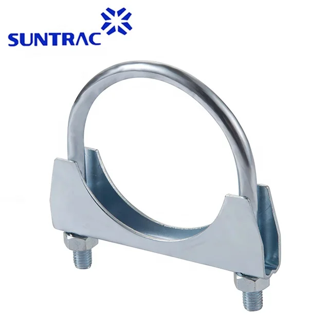 abrazadera M8 M10 Zinc Plated Heavy Duty Exhaust Muffler saddle U bolt hose Clamp