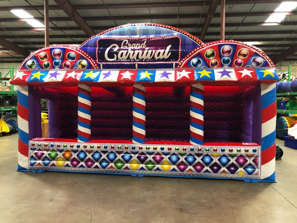Надувной большой карнавал Midway игровая концессионная палатка ice cresm надувная веселая ярмарка игры 4 в 1 на заказ