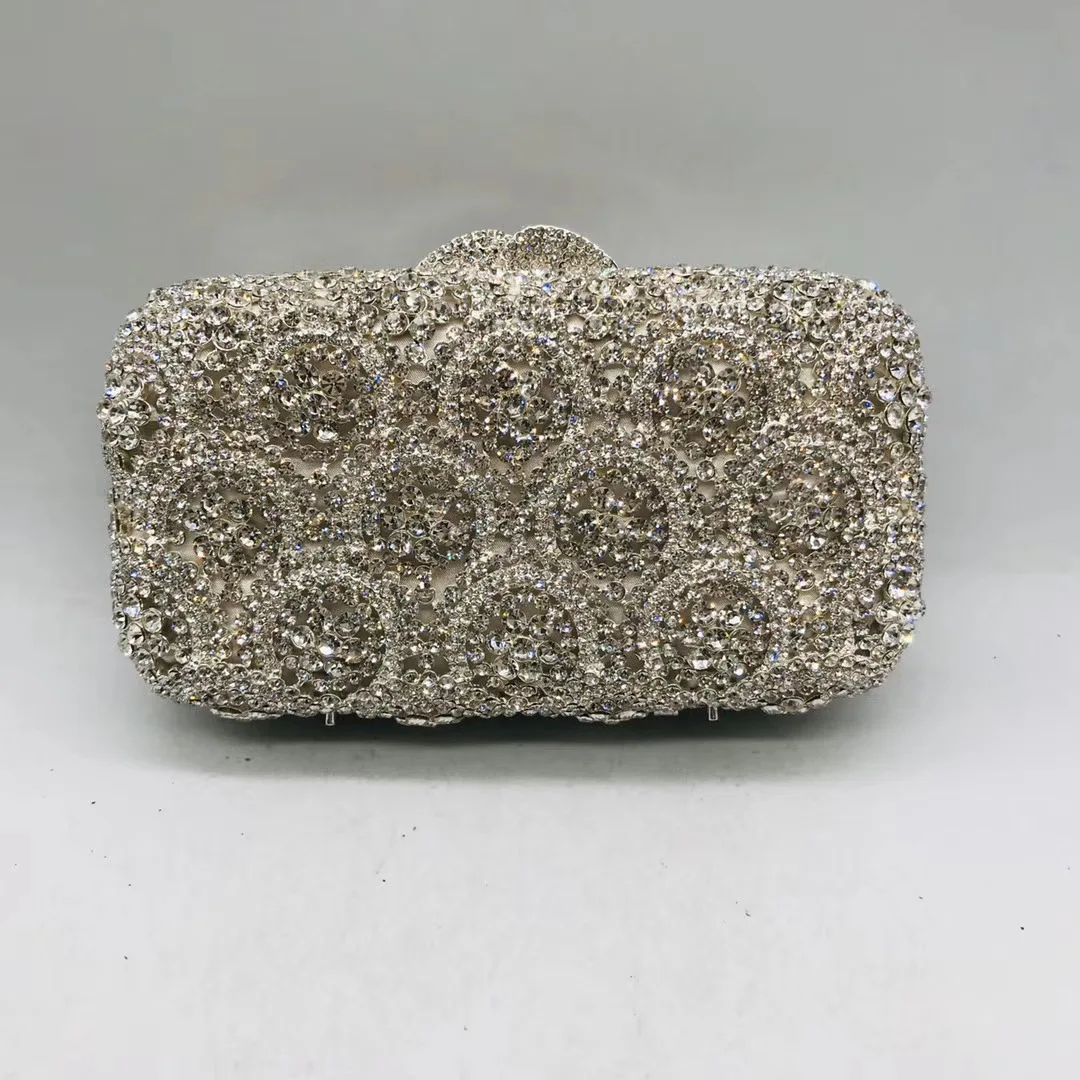 red Factory sale 2020 NEW shiny purse rhinestone evening bag crystal clutch for women