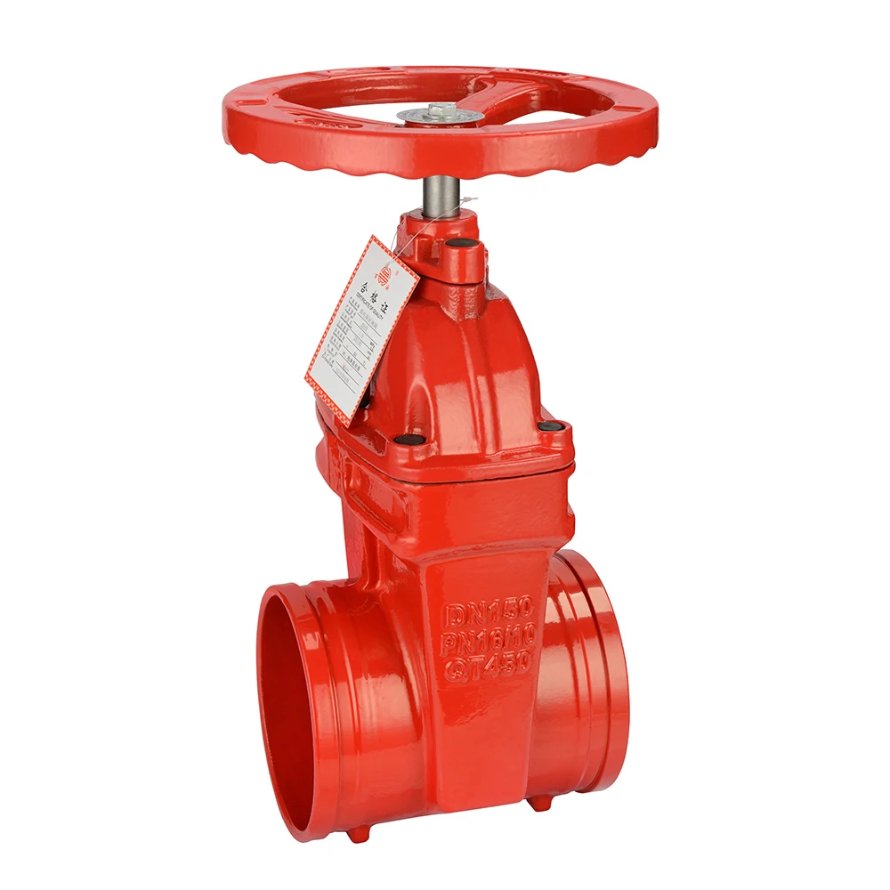 Groove type resilent seated Non Rising Stem NRSIndicator Post 200 PSI OSY  gate valve