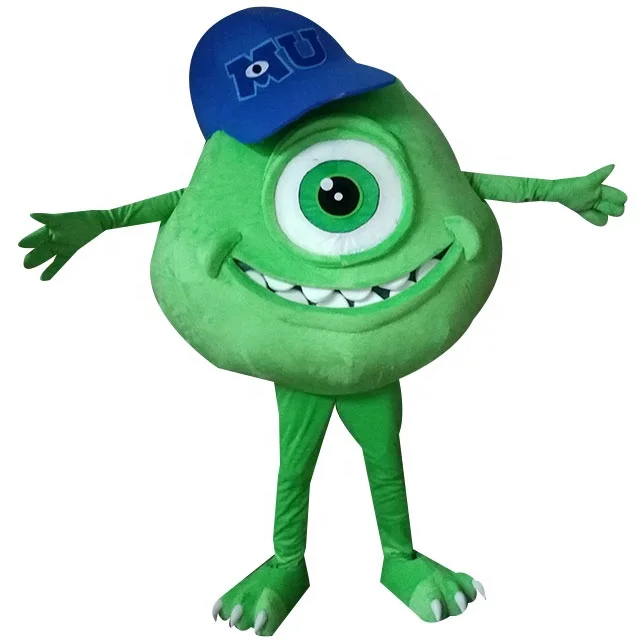 Monsters Inc customized mike cartoon mascot costume for adults