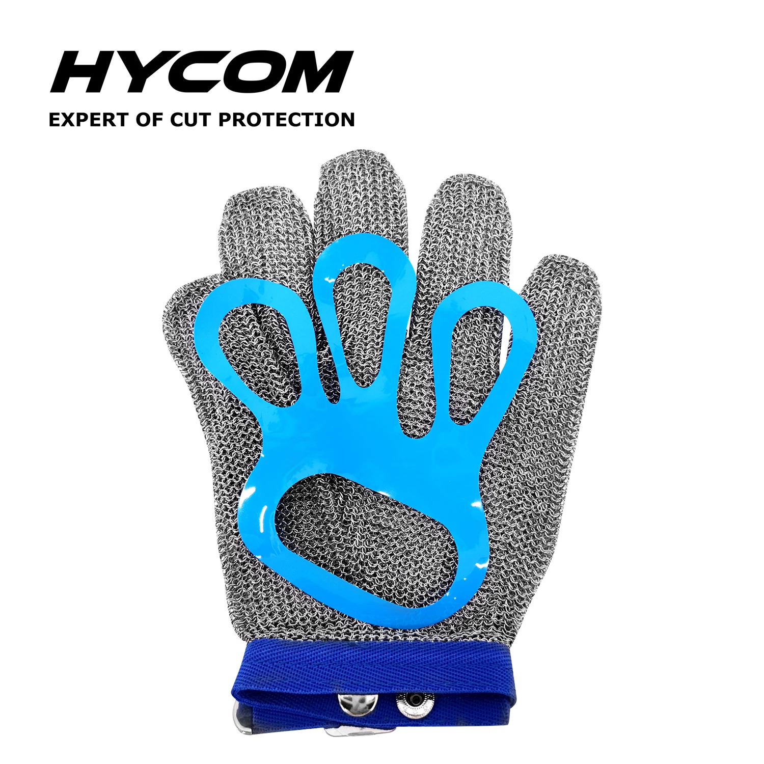 HYCOM S316 ANSI A9 Cut Level Cut Proof Stainless Steel Wire Gloves Cut Resistant Steel Wire Mesh Working Knuckle Butcher Gloves