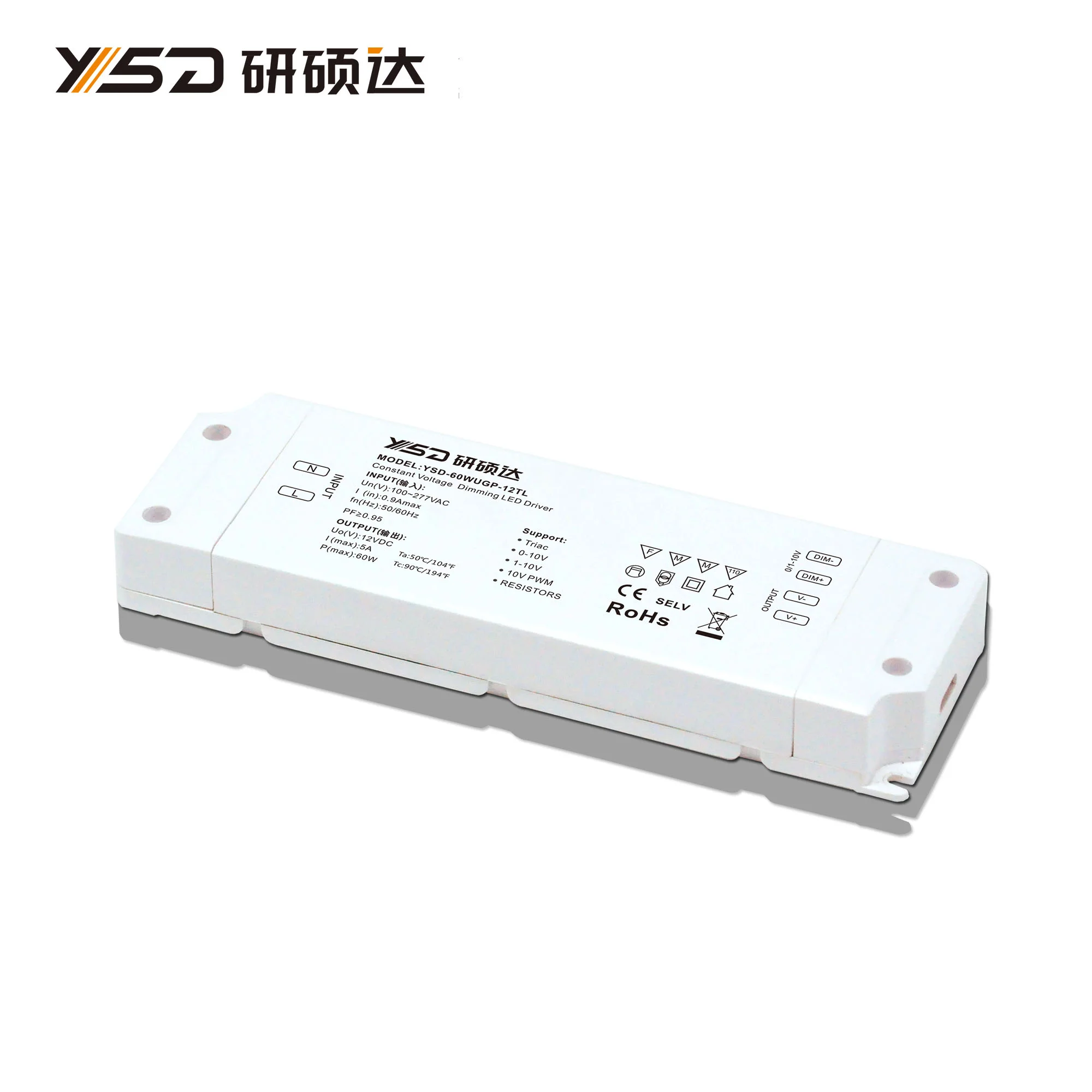 YSD GP High-end Dimmable 5 in 1 Switch LED Power Supply 12V/24V 5A - 25A 60w 100w 150w 200w 300w IP40