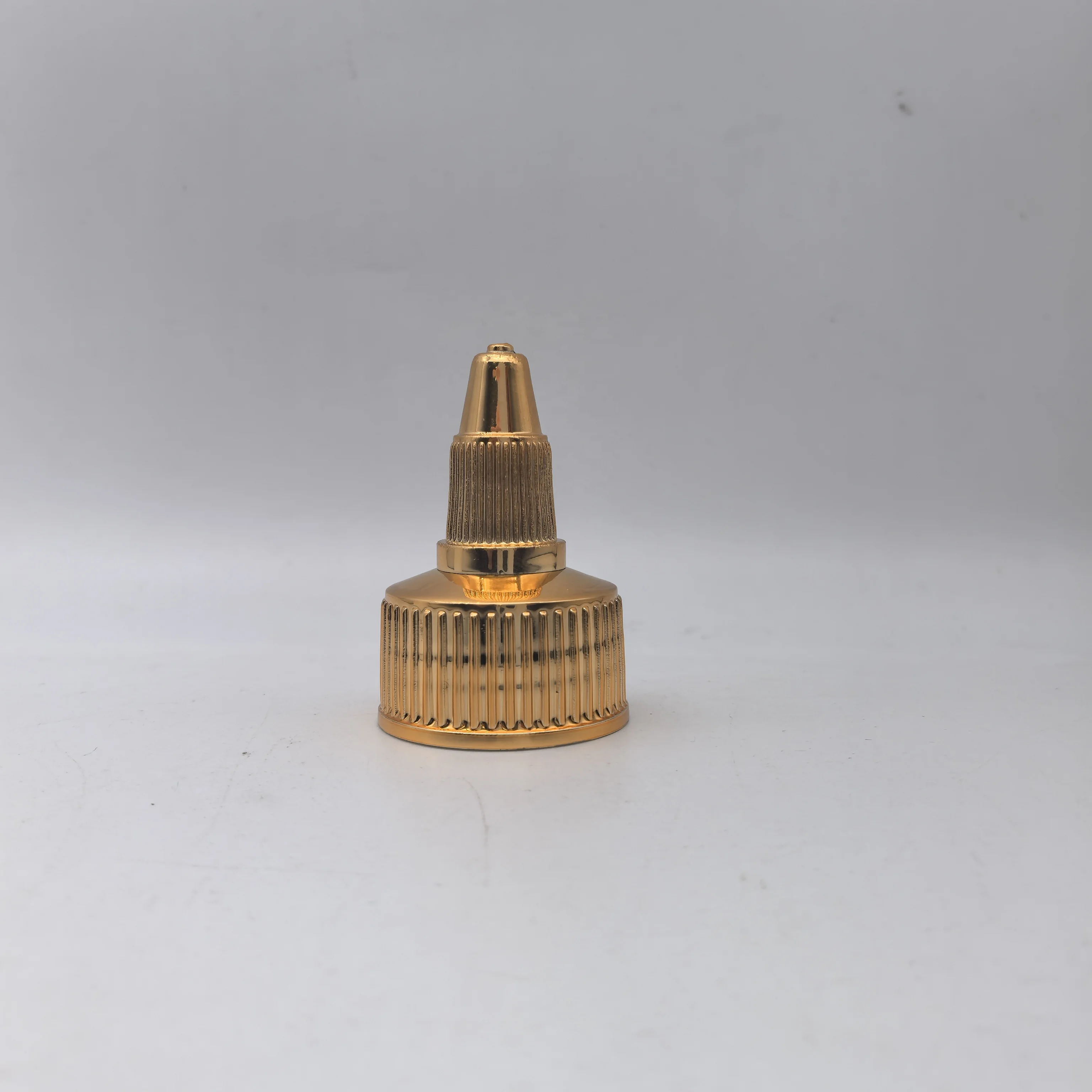 24-410 gold UV twist cap for squeeze bottle