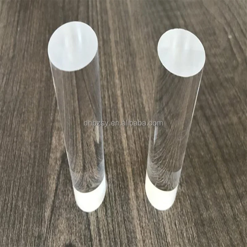  High temperature resistant quartz glass rod with transparent tape holes