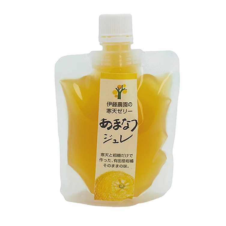 
Japan mandarin orange fresh taste jelly made with natural ingredients 