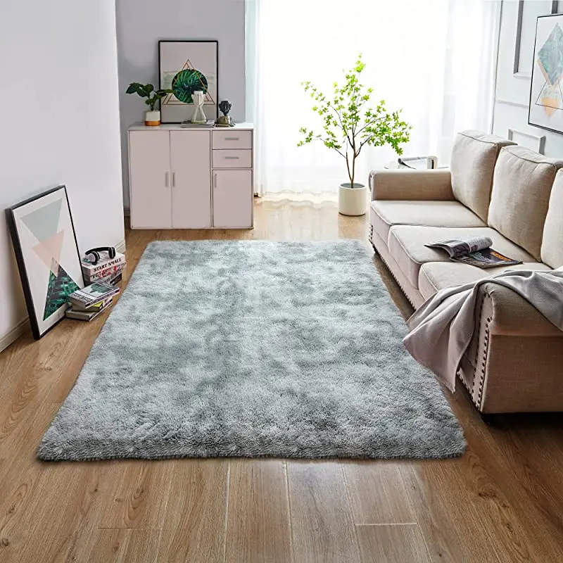 Ultra Soft Fluffy Living Room Carpets Nursery Rug for Children Bedroom