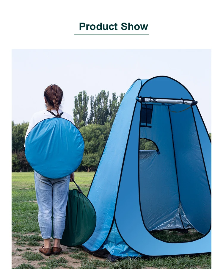 Awning Double Shower Tent Car Side Truck Shower Tent  Outdoor Moveable Changing Room Camping Toilet and Portable Shower Tent
