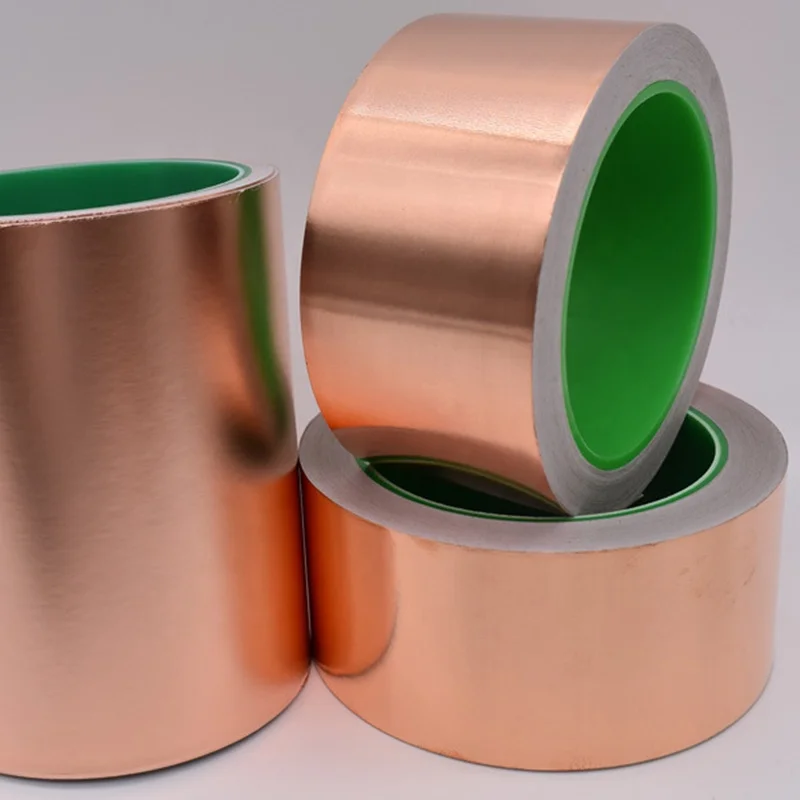 Customized Conductive Copper Foil Aluminum Tape Touch Button Copper Foil Self-Adhesive Gasket