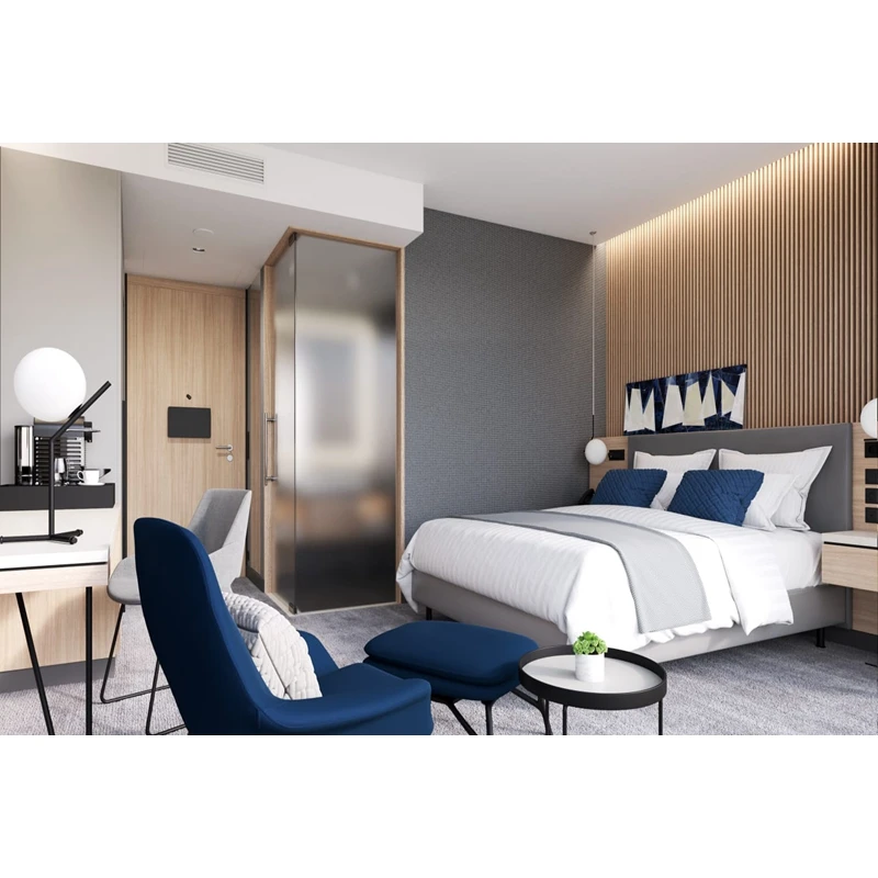 Melamine Bedroom Furniture Specialized Customized Choice Hotel Furniture Set