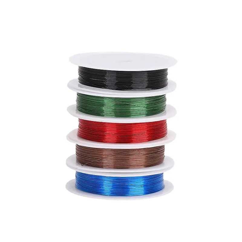Factory customized colors are bright and durable making metal craft memory wire for bracelet making aluminum wire jewelry