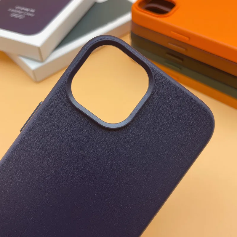 Новинка 2023 Магнитный чехол из искусственной кожи для iphone 14