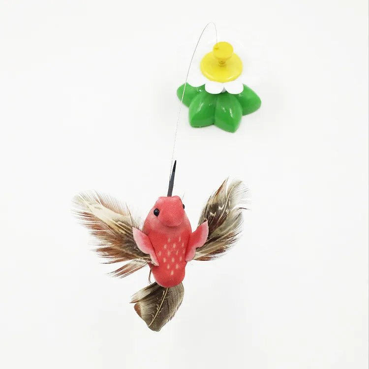 Popular Fun Electric fancy cat toy rotates to simulate flying butterflies/birds