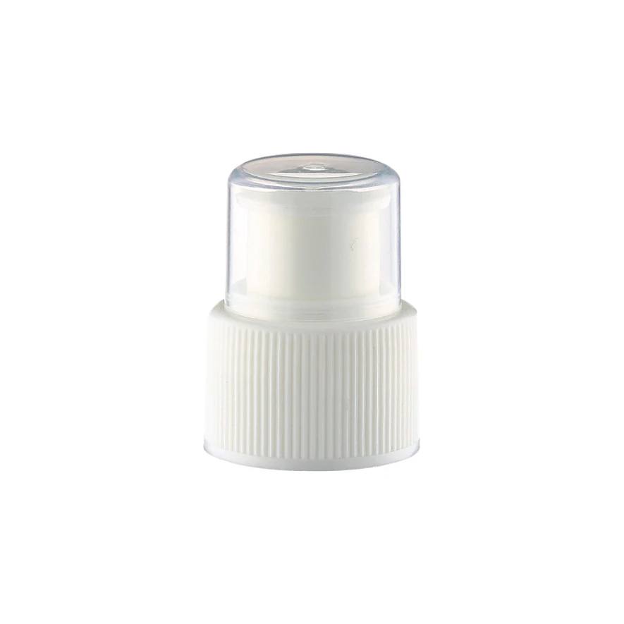 28/400  pull push cap plastic cap for mineral water bottle