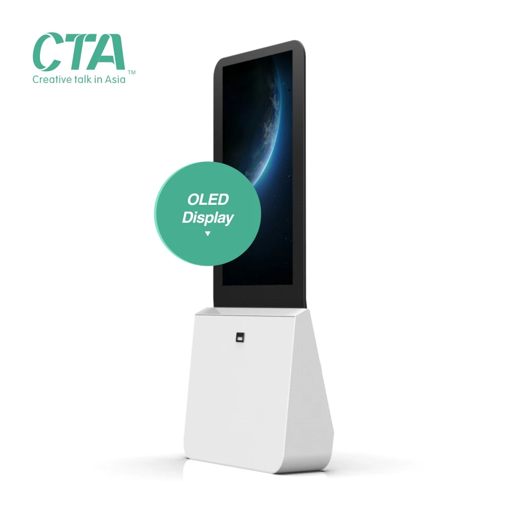 Factory direct sales color 55 inch large oled transparent organic light-emitting display high contrast ratio