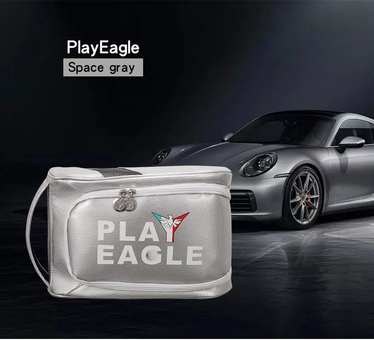 PLAYEAGLE U-образная застежка-молния дышащая сетчатая обувь для гольфа Сумка-тоут с ручкой