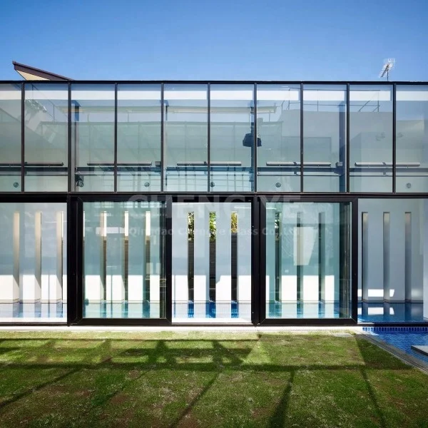 Cost Per Square Metre Folding Exterior Office Partition Building Aluminium Frame Price Glass Curtain Walls