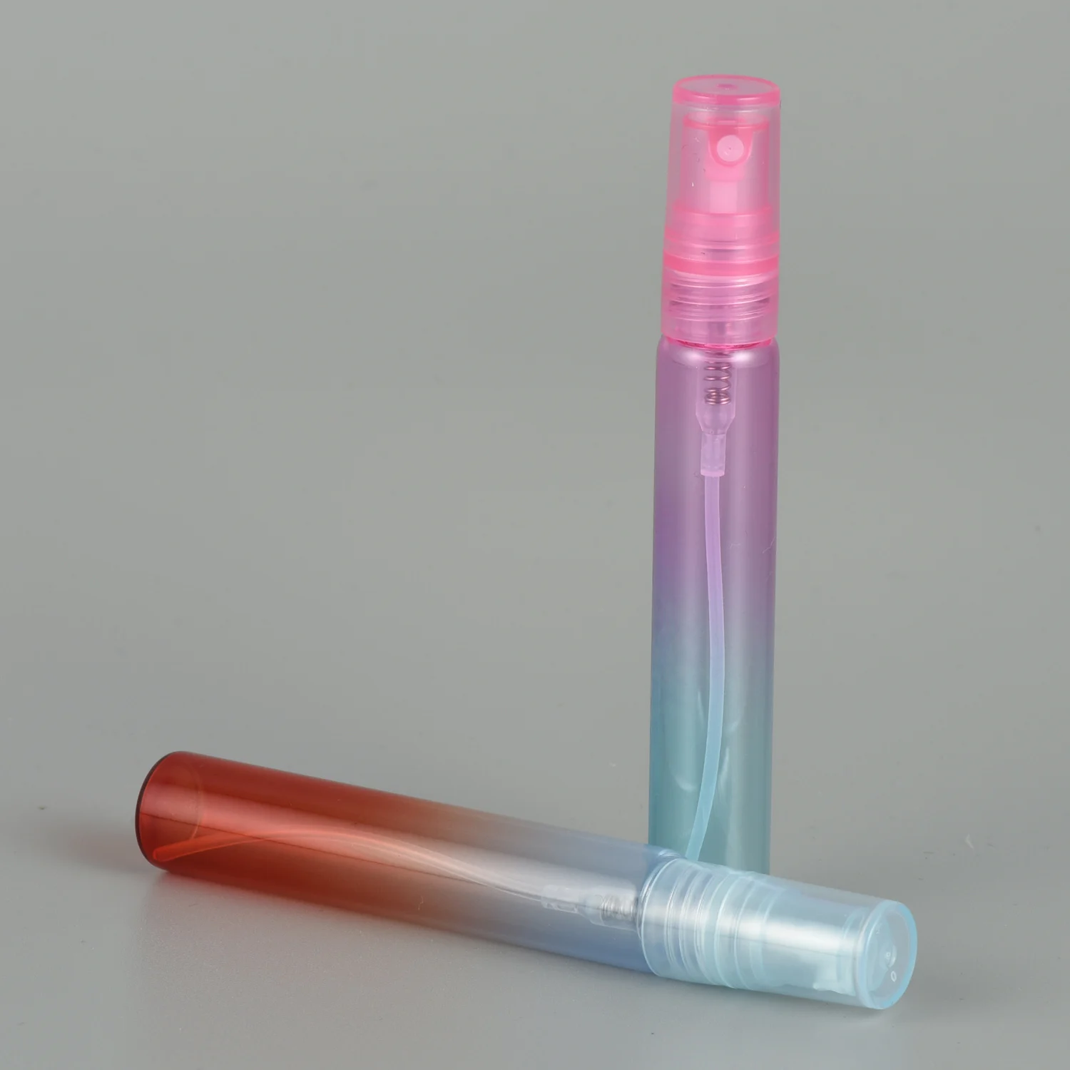 Factory Price OEM Color Portable Sample Bottles Colorful Mini Mist Spray Round Glass 10ml Perfume Pen Bottle