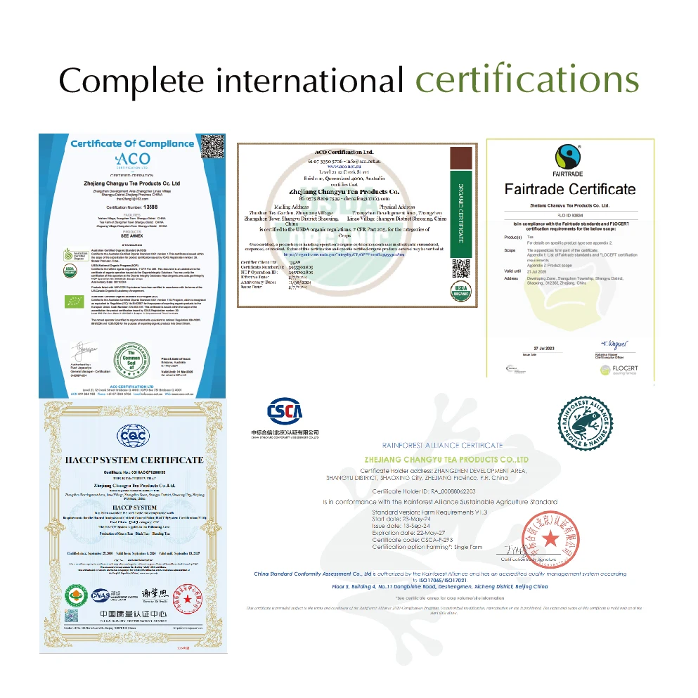 Factory direct Fermented black tea Wholesale Premium Organic Black Tea Chinese Black Tea