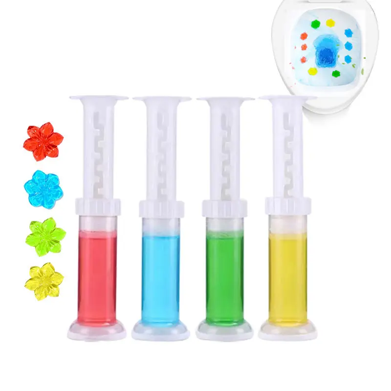 Toilet Cleaning Deodorant Gel Fragrance Bathroom Freshener Toilet Gel Cleaner Toilet Printing Cleaning Gel