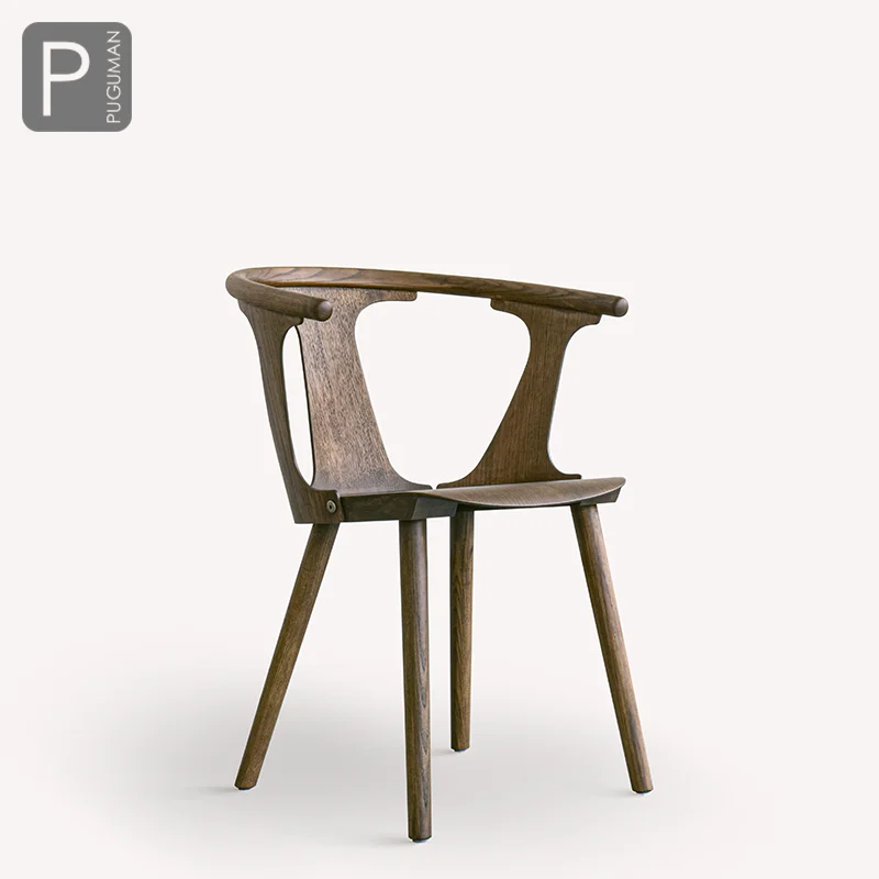 chair household solid wood stool retro Cafe Chair Swedish designer dining chair