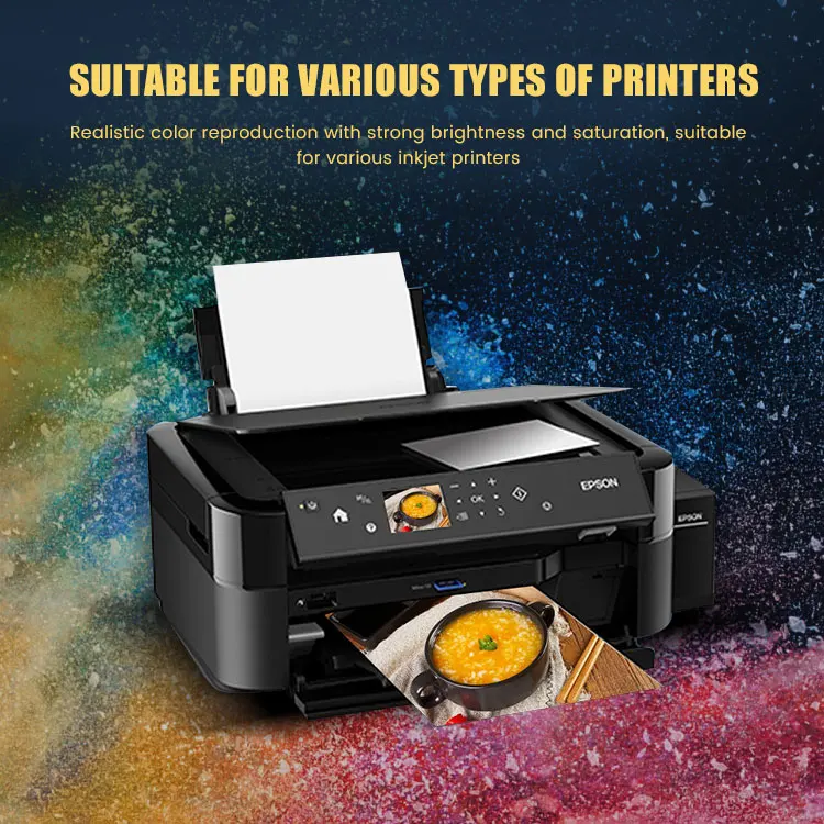 A4 High Waterproof 11x17 10x15 Printers 230 Gsm Photo Glossy Paper For Inkjet