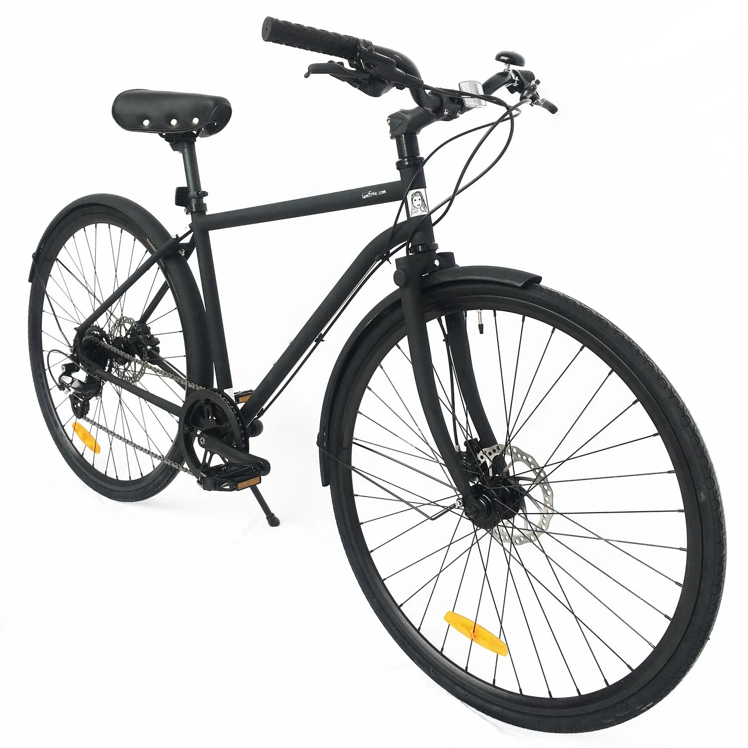 700C 8 speed Hascrome road bicycle city bike manufacture in China