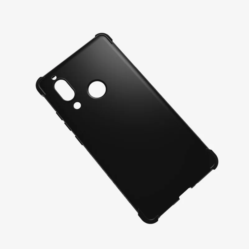 Clear Shockproof 360  Matte Bumper Slim TPU Cover Case For Sharp Aquos S3