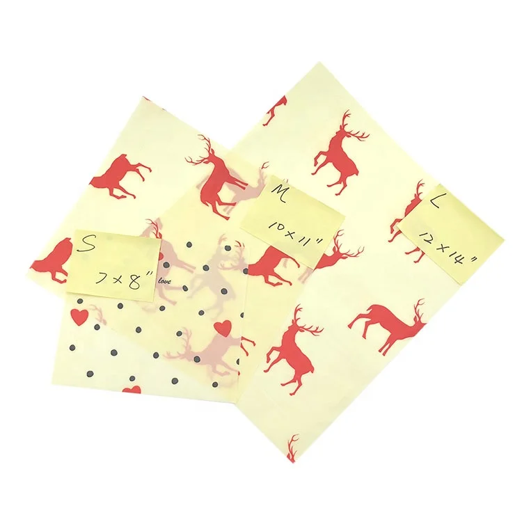 
Hot Sale Creative Beeswax Sandwich Wrap 2019 Trending Organic Reusable Wax Food Wrap 