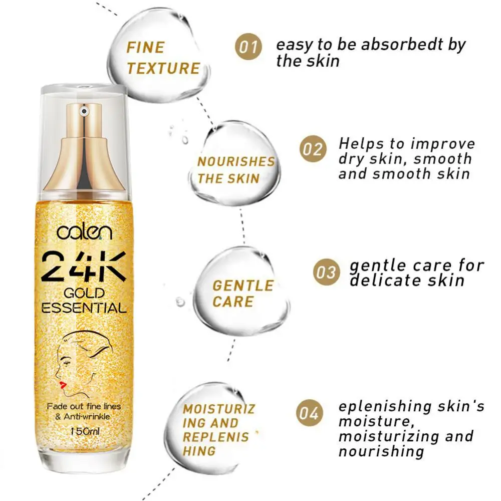 
Private Label Face Care Products Skin Whitening Skin Firming Organic Facial 24k Gold serum 