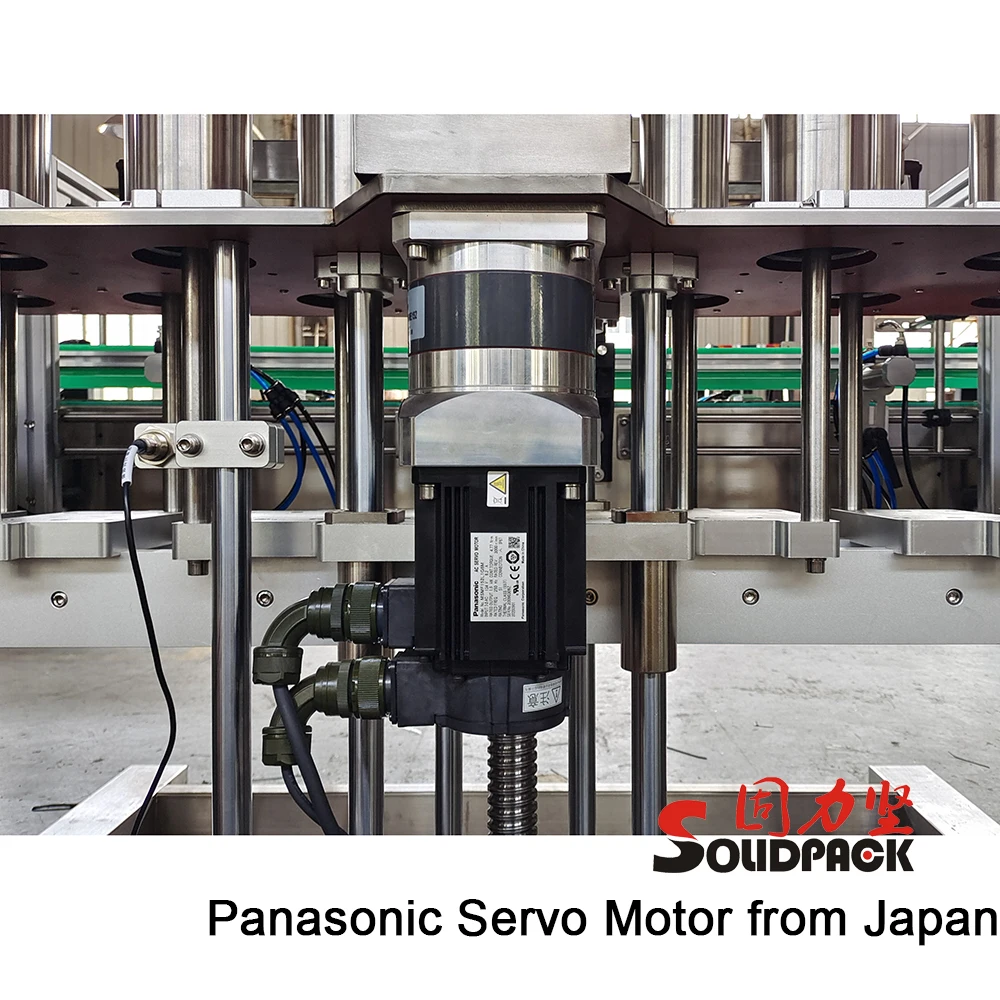 Solidpack  filling capping machine oil 1L bottle edible oil packing machine automatic