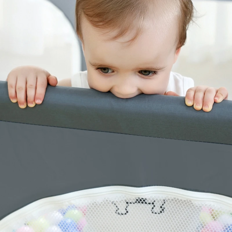 PRODIGY PP007 Baby Playpen with Balls Extra Large Activity Space Indoor Oxford steel safety Open Locker Safe for Toddlers Kids