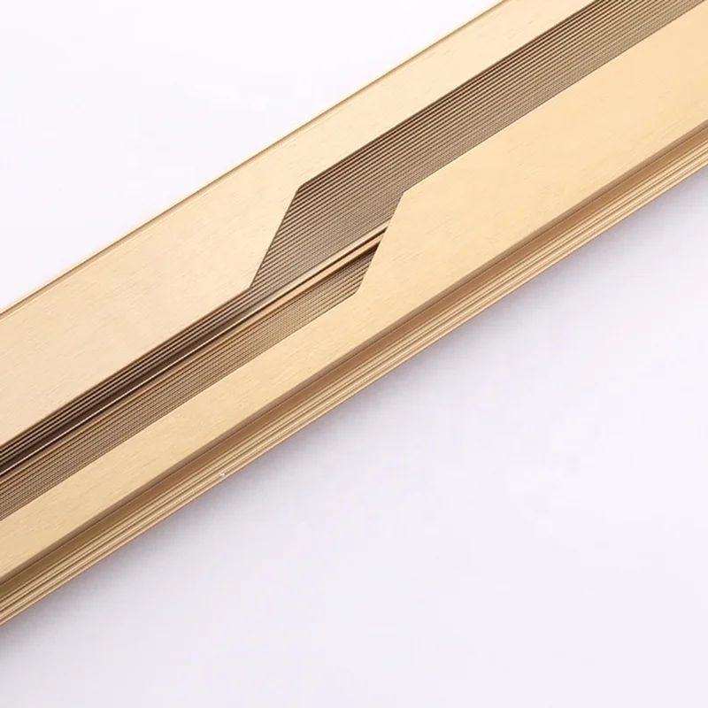 Ceeinart Light Luxury Handle Non Slotted Style Edge Sealing Handle Aluminum Alloy Profile Kitchen Door Handle with High Quality