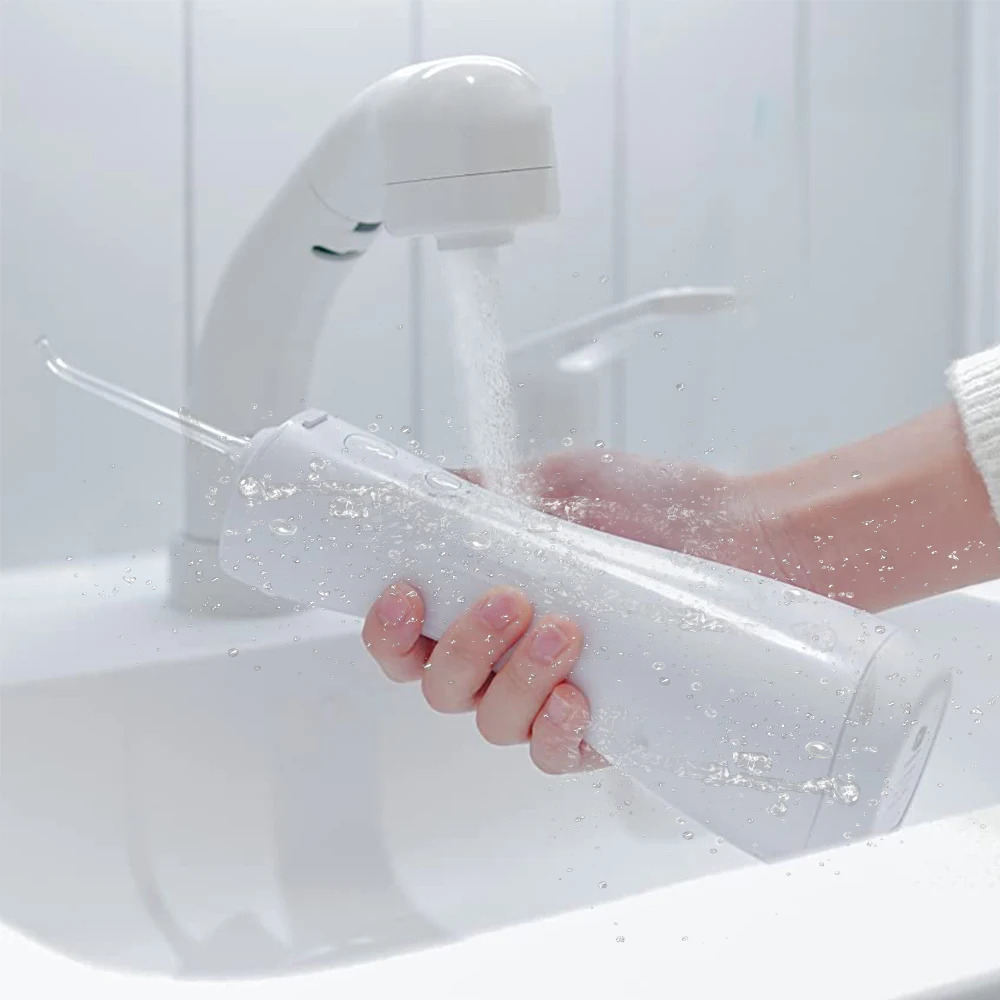 CE Certificate Professional Oral Cleaner Waterproof Rechargeable  Portable Dental Water Jet Irrigator With Massage Function