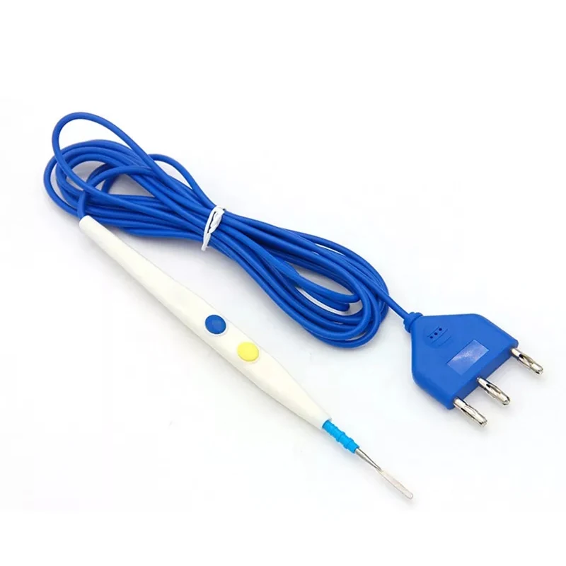 Disposable Electrosurgical  Diathermy Pencil With Adjustable Blade Electrode