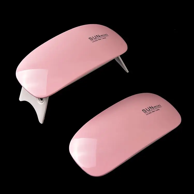 OEM Mini USB charging 45s/60s time setting sunshine foldable 6w mini uv gel nail dryer machine uv led lamp nail dryer