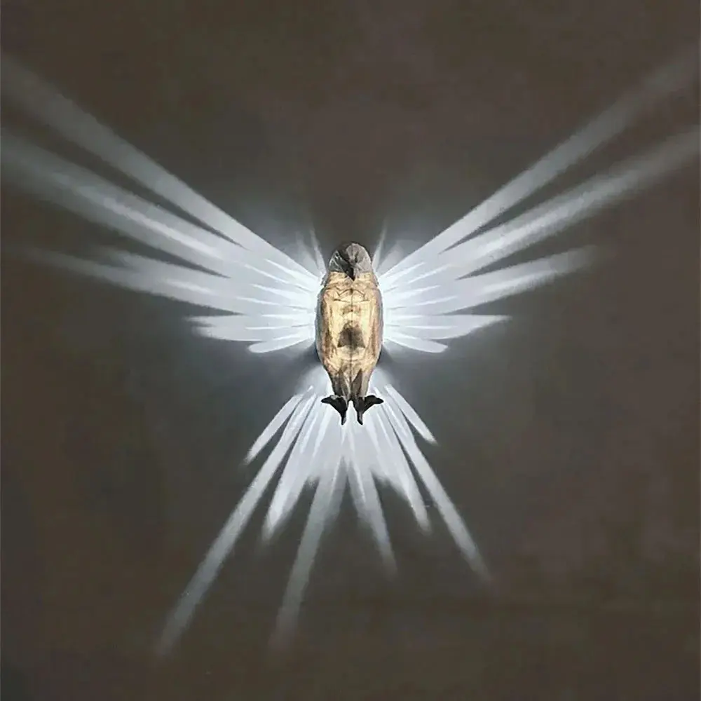 Bird Wall Lamp Halloween Owl Eagle Shape Projector Shadow Animal Eagle Luminious Lamp