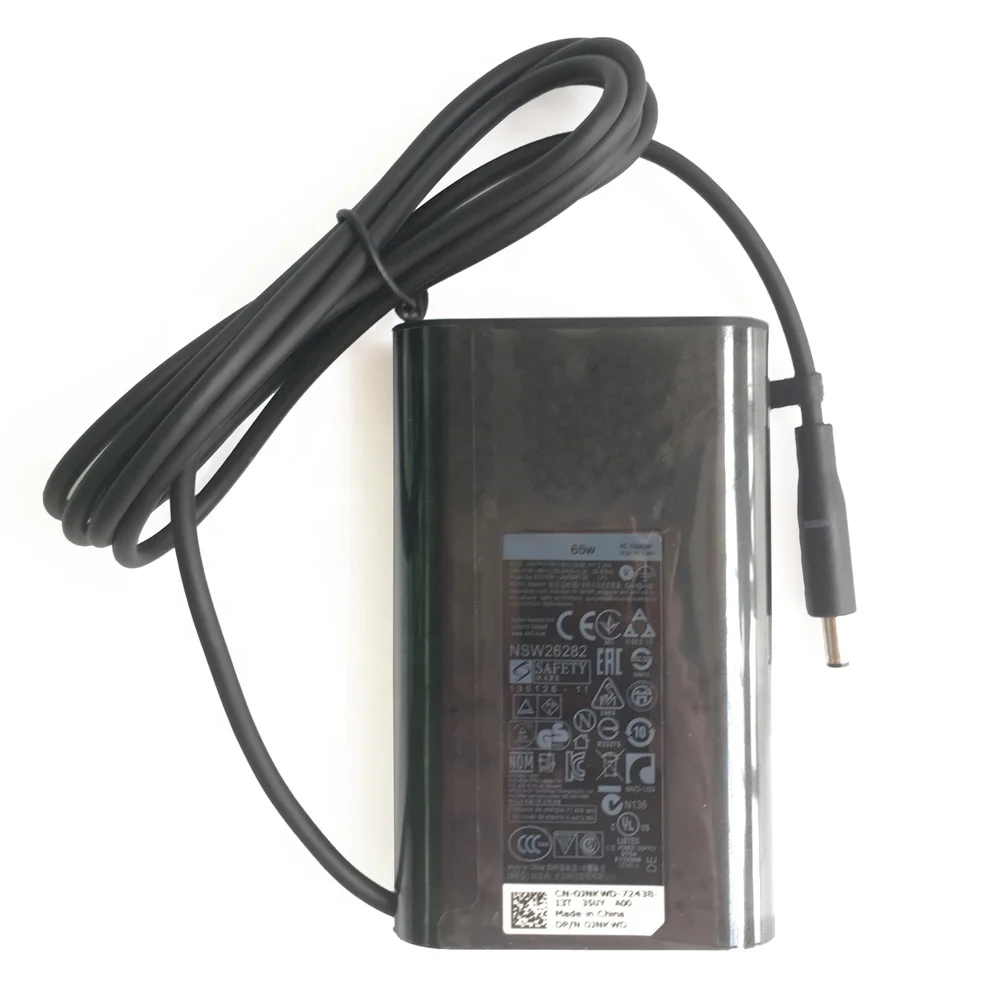 Original AC/DC Adapter For Dell Inspiron 15 5000 7000 Series Laptop Charger 19.5V 3.34A 65W 4.53.0mm Power Supply