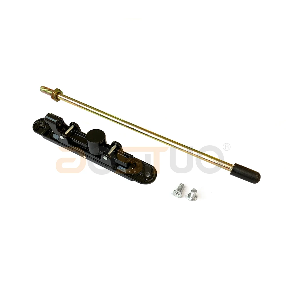 Factory price zinc alloy concealed hidden flush bolt security door lock latch finger bolt for metal door fire door
