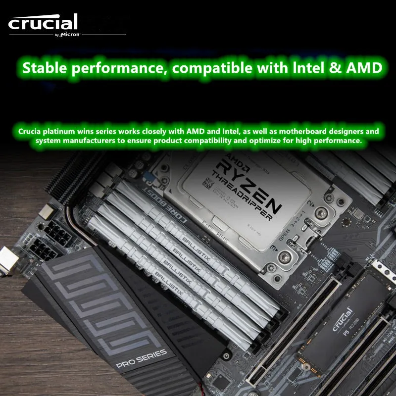 Entscheidendes 8 ГБ DDR4 2666 Frequenz-рабочий стол-Speicher modul Ballistix Platinum Win Series-Spiele von White Meguiar