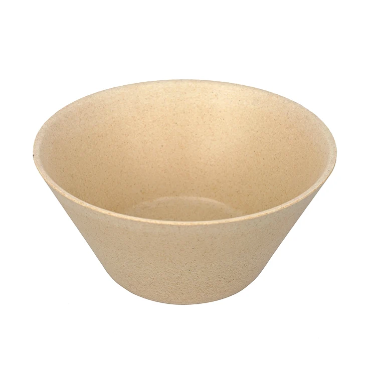 Customizable  biodegradable product plate BPA free fruit bamboo fiber dinner bowl for house