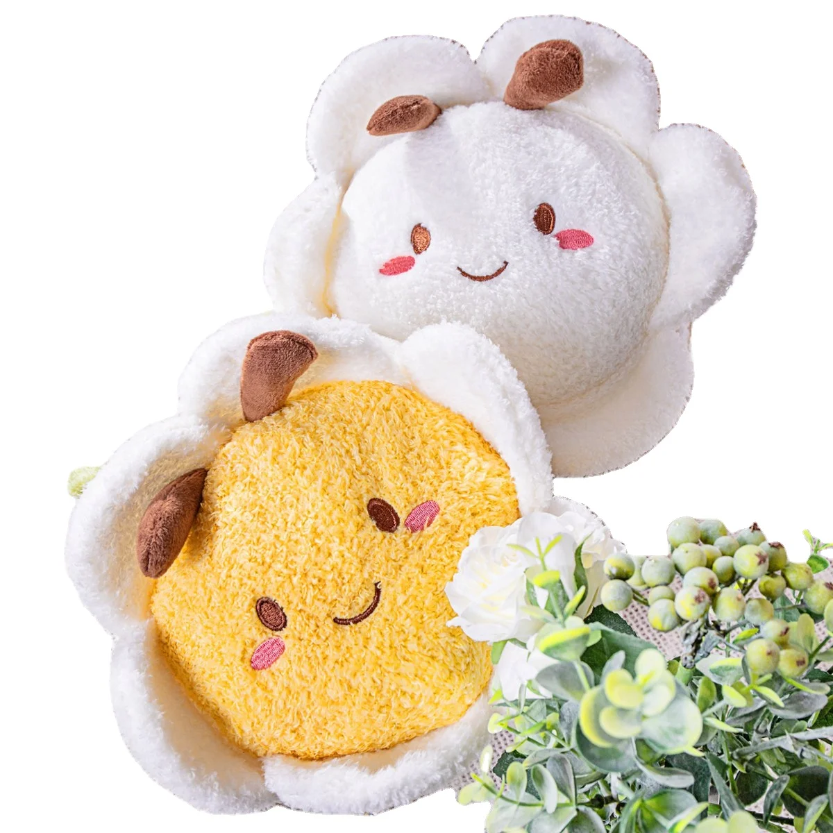 30cm Cute Flower Face Honey Bee Plush Toy Lovely Hornet Bee Stuffed Soft Dolls Gift for Girl Boy Home Decor