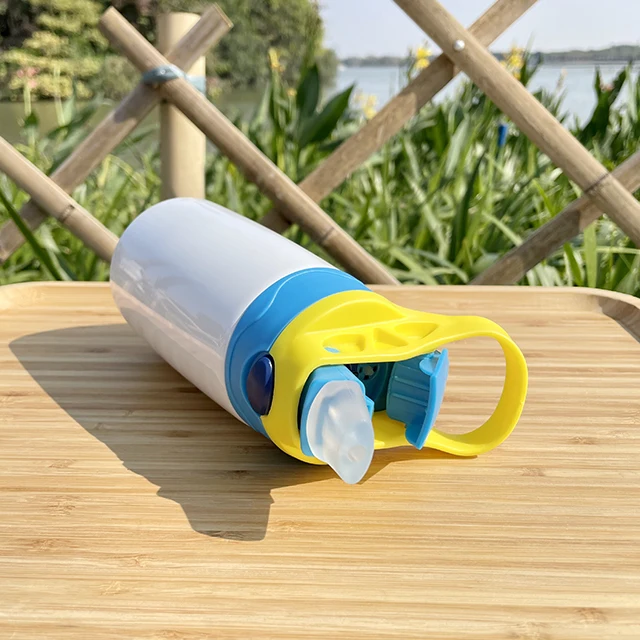 350ml Sublimation blanks Kids Tumbler Straight Double Wall Stainless Steel Children Kids Water Bottle