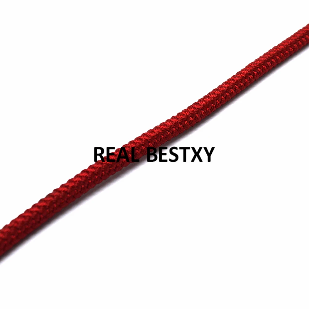 Approx 5.2mm/6mm Red Nylon Rope Strands for Jewelry Making Necklaces Bracelets Braided Nylon Cords High Quality Nylon Strip