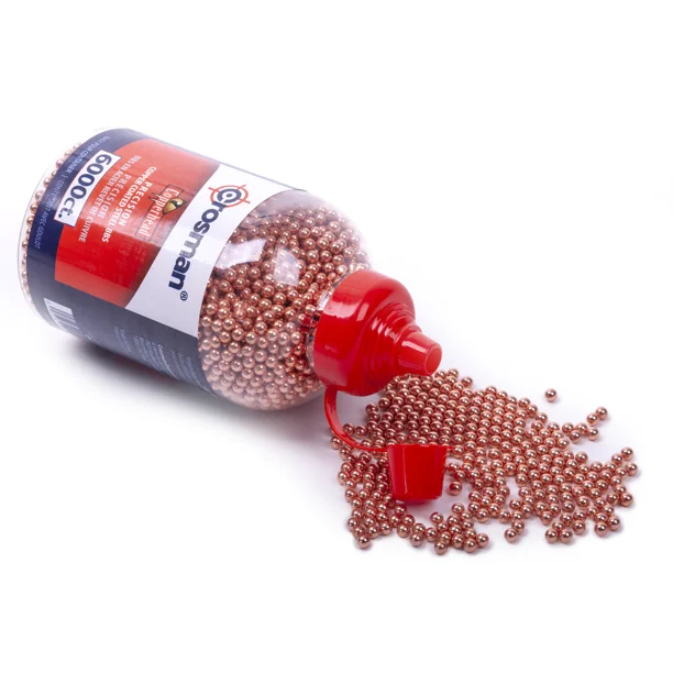 COPPERHEAD 4.5mm Zinc plated copper coated  Wholesale Copper Plated Bearing Steel Balls Pointed Pellets .177 Cal.