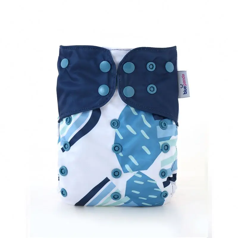 Wholesale Customizable Size Different Colors Comfortable Nonwoven Cotton Reusable Cloth Baby Diapers